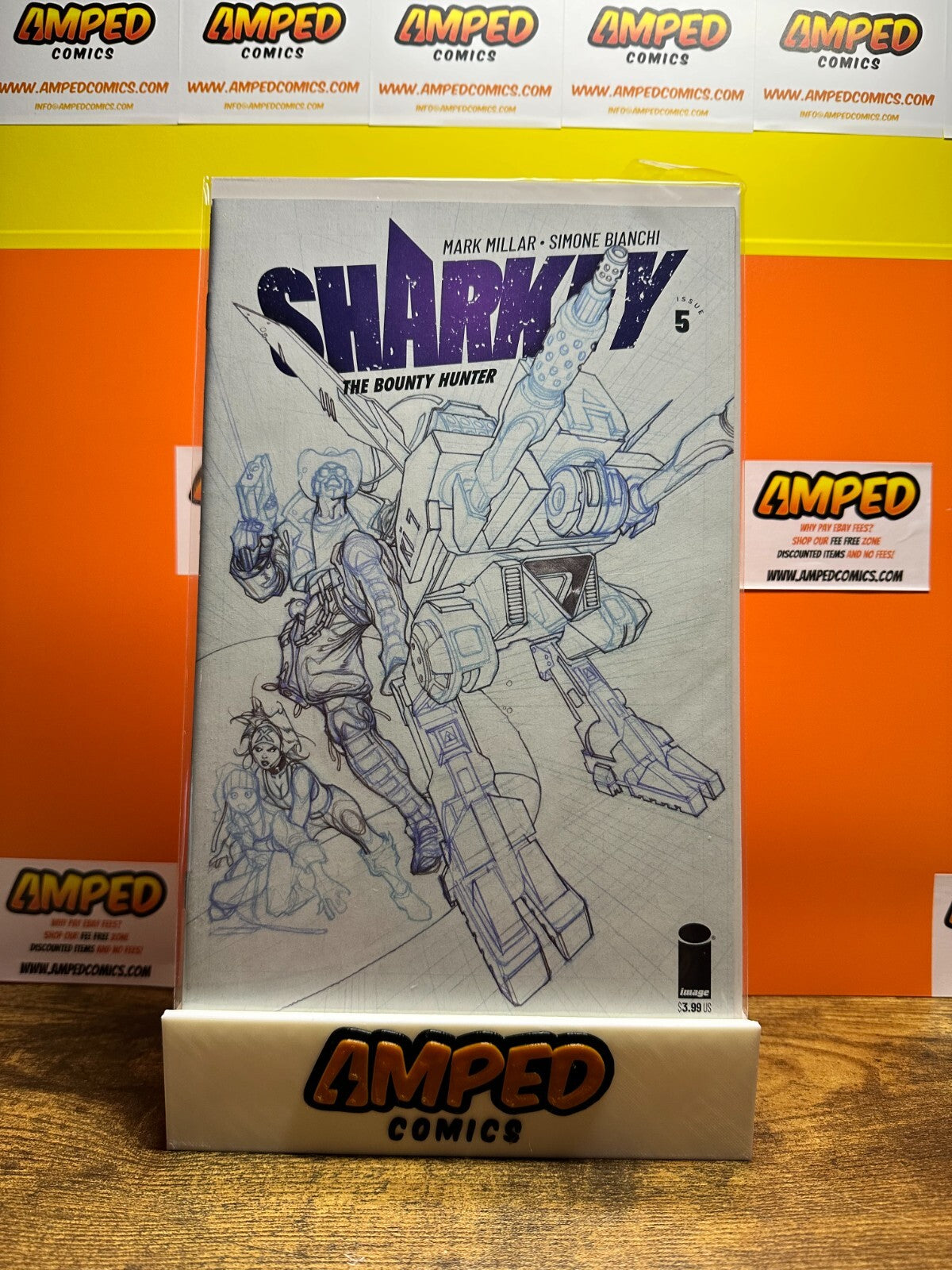 Sharkey the Bounty Hunter #1-6 SKETCH COVERS INC 2 #3's Image (2019) LOT OF 7