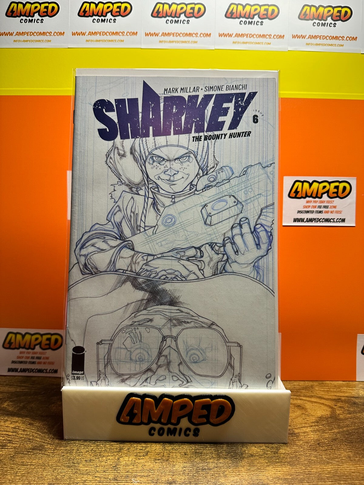 Sharkey the Bounty Hunter #1-6 SKETCH COVERS INC 2 #3's Image (2019) LOT OF 7