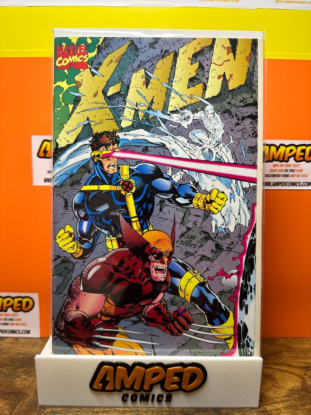 X-Men #1 - Deluxe Cover E Wrap Around Jim Lee - 1991 Original Owner - Rare Copy!