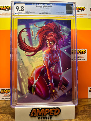 AMAZING SPIDER-MAN #12 - R1C0 VIRGIN VARIANT EDITION MARVEL 2022 CGC 9.8