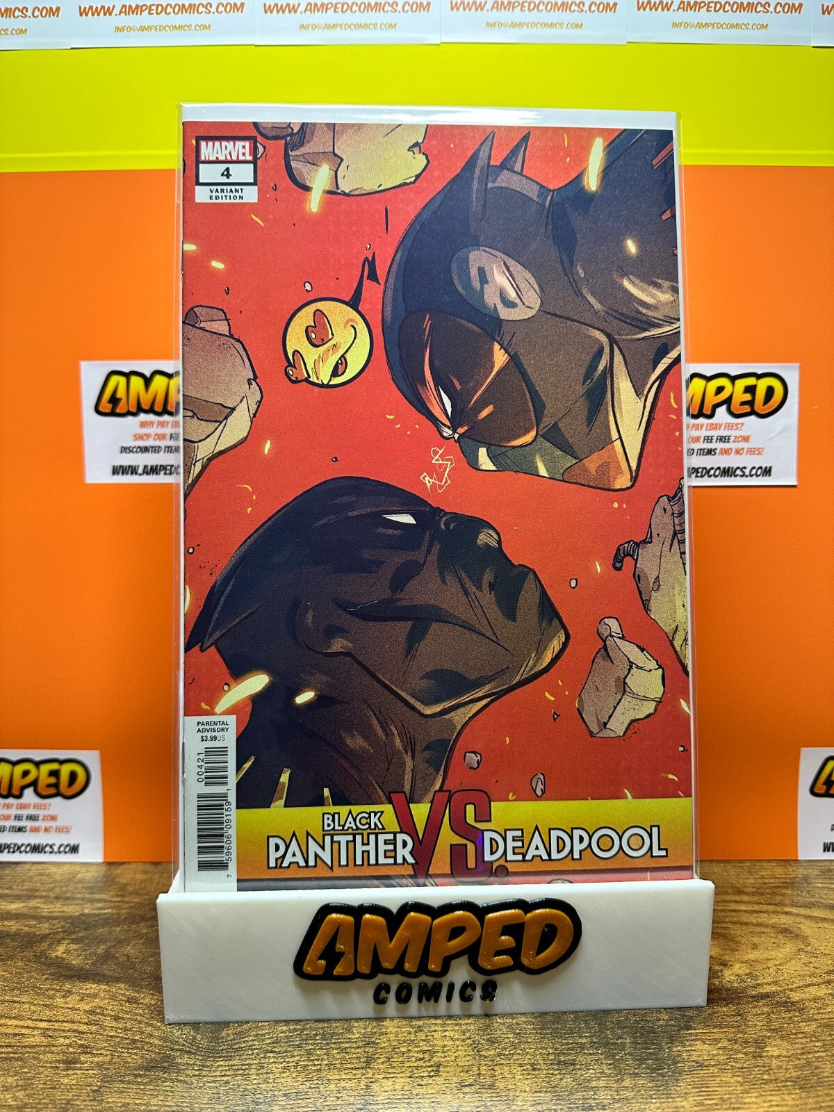 Black Panther vs Deadpool #4 (Of 5) Ortiz Variant (2019)