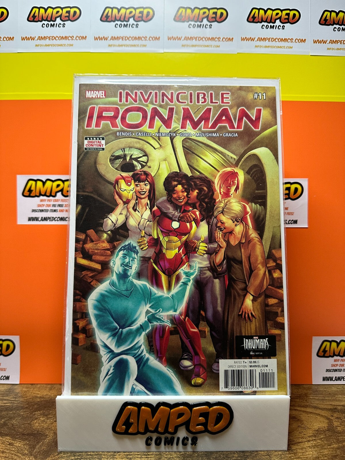 Invincible Iron Man #11A Saiz 2017 Marvel Comics