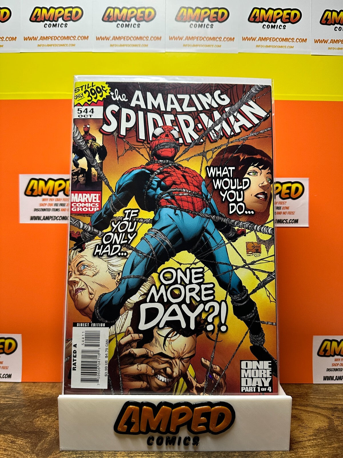 Amazing Spider-Man #544 Marvel 2007 Straczynski Mephisto One More Day Part 1