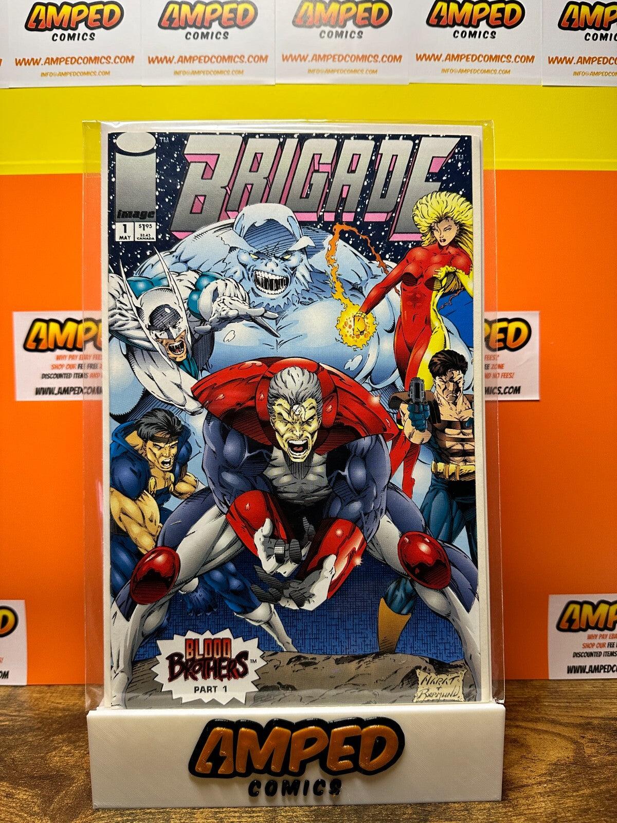 BRIGADE #1 & 2 (1993) IMAGE COMICS 2 BOOK LOT!