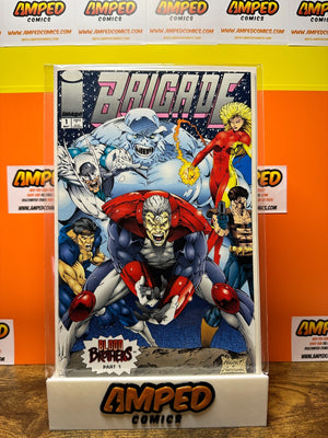 BRIGADE #1 & 2 (1993) IMAGE COMICS 2 BOOK LOT!