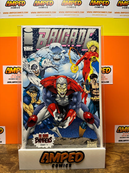 BRIGADE #1 & 2 (1993) IMAGE COMICS 2 BOOK LOT!