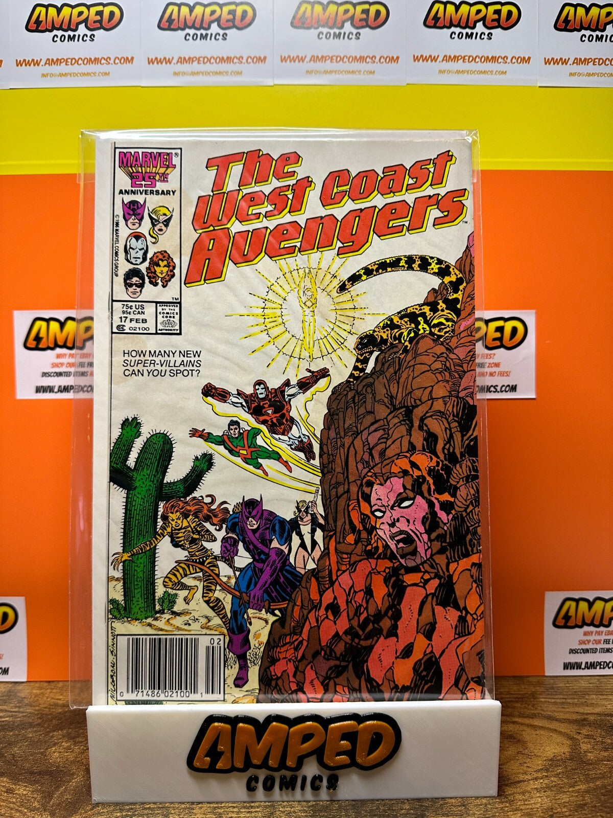 West Coast Avengers #17 (1987) MARVEL KEY!!  1st appearance of Sunstroke