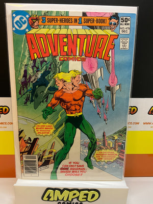 Adventure Comics #478 Newsstand Variant ~ 1980 DC Comics