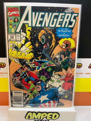 The Avengers #330 1991 marvel Comic Book 