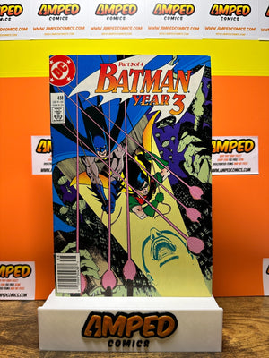 Batman #437-441 (1989) LOT OF 5 BRONZE AGE COMIC BOOKS!