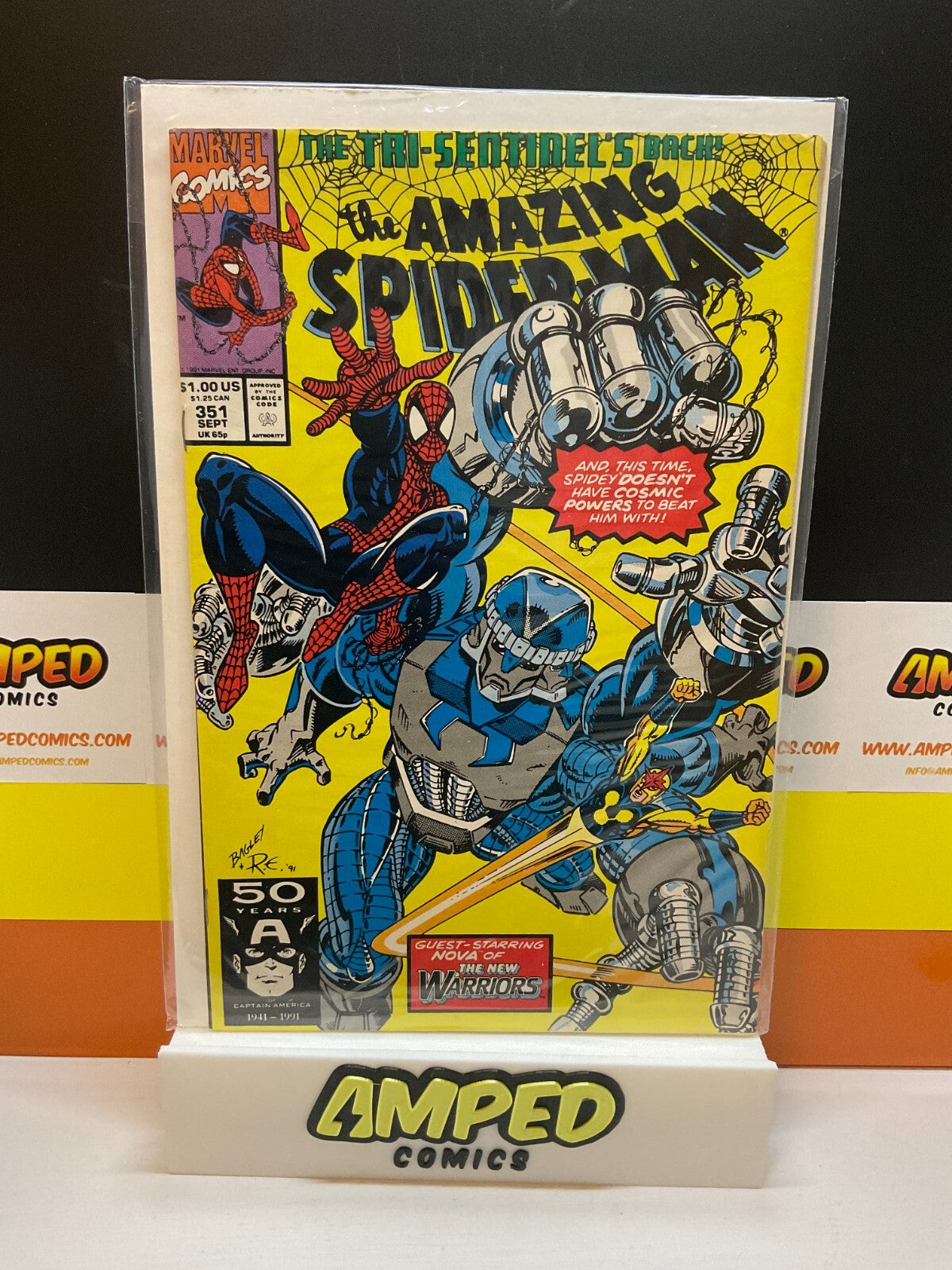 Marvel Comics Amazing Spider-Man #351 Bagley Nova New Warriors - D