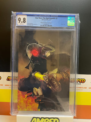 STAR WARS HIGH REPUBLIC 3 CGC 9.8 MIKE MAYHEW MARCHION RO VIRGIN VARIANT-B RARE!