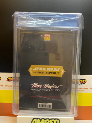 STAR WARS HIGH REPUBLIC 3 CGC 9.8 MIKE MAYHEW MARCHION RO VIRGIN VARIANT-B RARE!