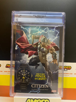 A.X.E. JUDGEMENT DAY #2  ANDREWS 1:50 VARIANT CGC 9.8