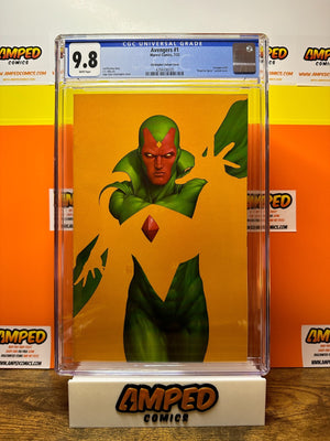 AVENGERS #1 (2023) CGC 9.8 John Tyler Christopher Negative Space Variant Vision