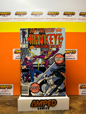 Solo Avengers: Hawkeye And Moon Knight #3 Marvel (1988) Copper Age LOW GRADE