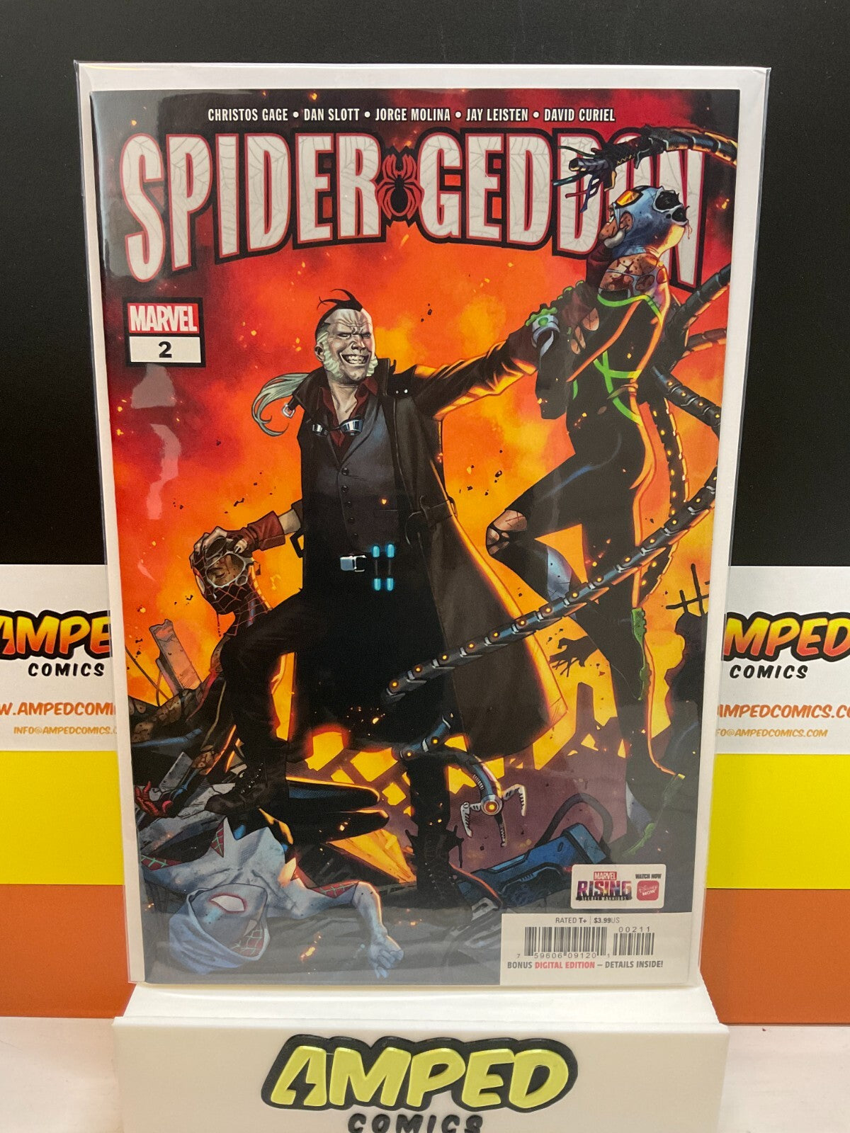 SPIDER-GEDDON #2 2018 JORGE MOLINA COVER 1st PRINT MARVEL COMICS