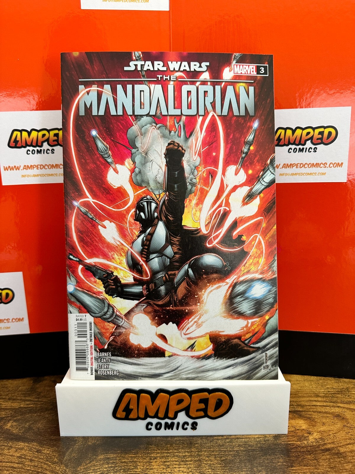 Star Wars The Mandalorian #3 Cover A Frank Marvel Comic 1st Print 2022