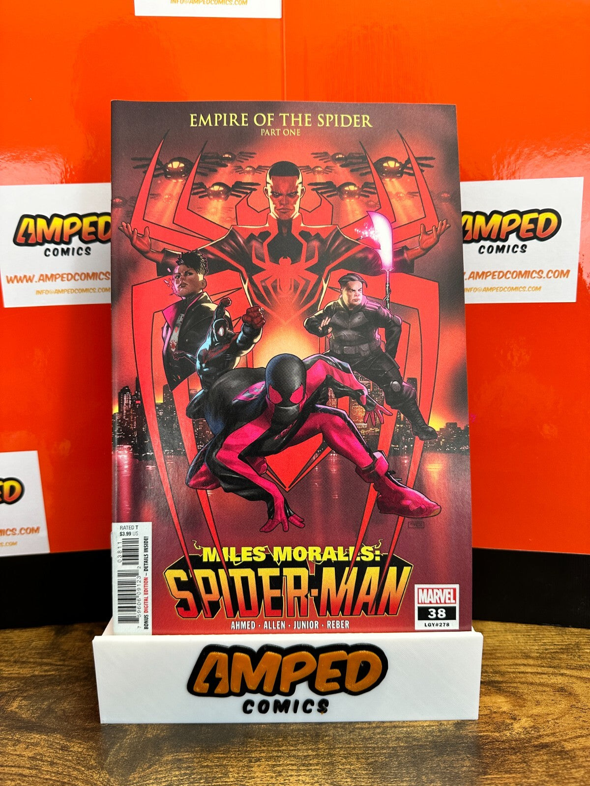 Miles Morales Spider-Man *KEY* 1st app of Billie Morales as Spider Smasher CVR A