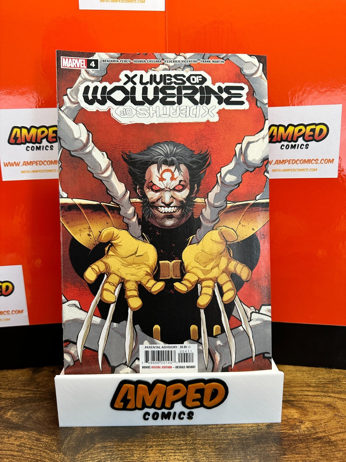 X Lives of Wolverine #4 (2022) Wolverine possessed by Omega Red