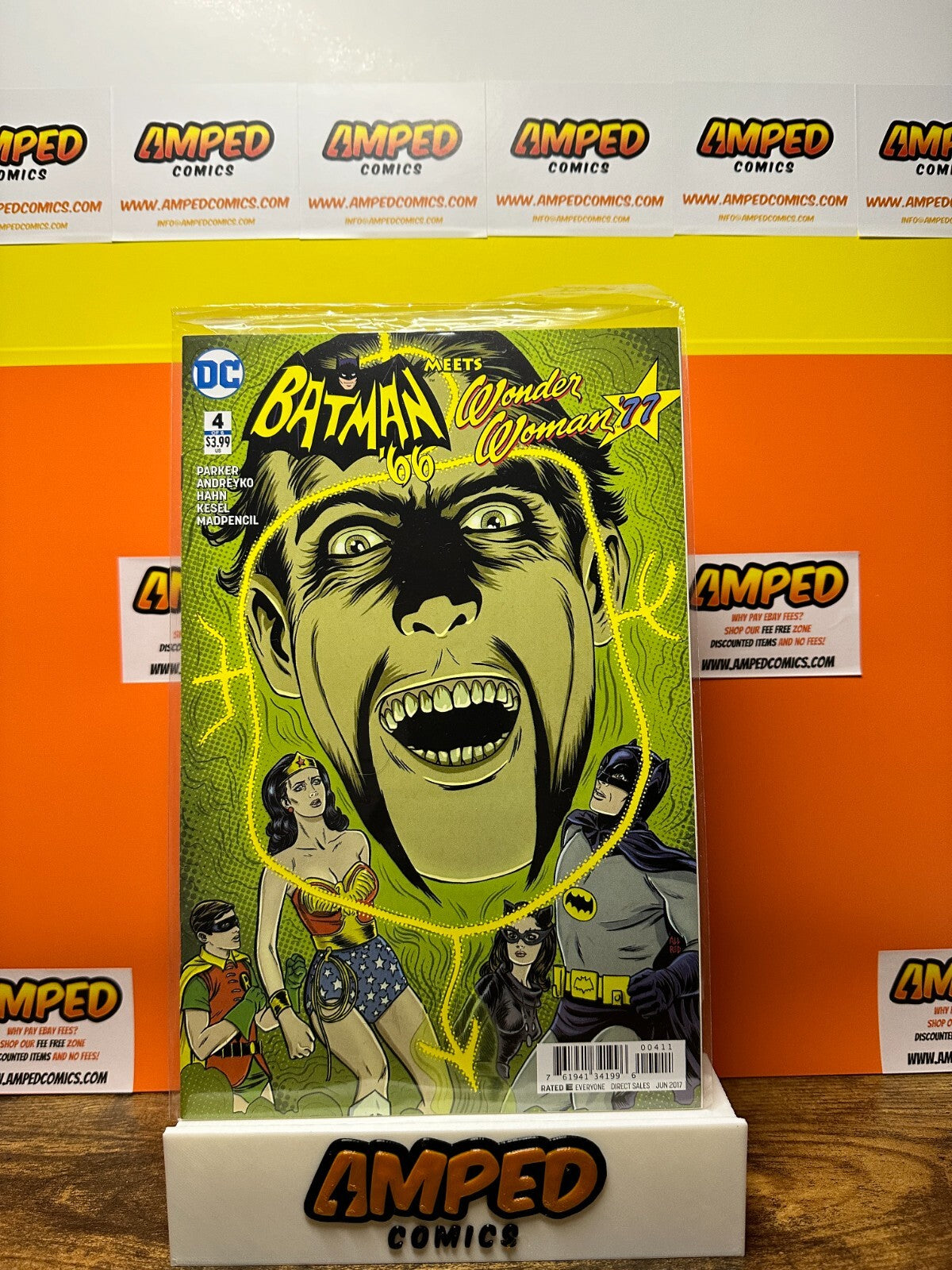 BATMAN 66 meets WONDER WOMAN 77 #1-6 COMPLETE SET (2017) #1 SIGNED BY ANDREYKO
