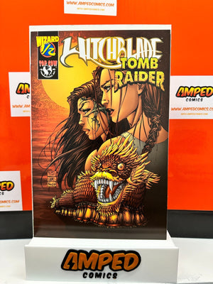 WITCHBLADE TOMB RAIDER #1/2 Wizard EXCLUSIVE Michael Turner Cover