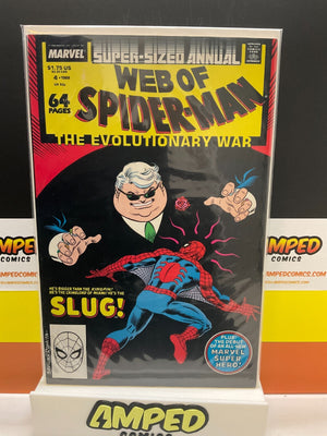 Web of Spider-Man Annual #4 Direct Edition Cover (1985-1994 Marvel Comics