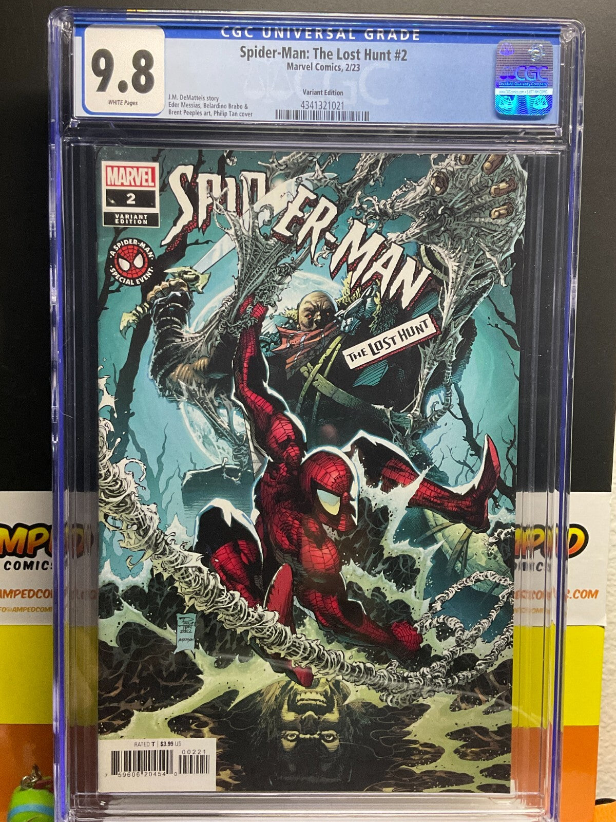Spider-Man The Lost Hunt #2 1:25 Tan Variant CGC 9.8