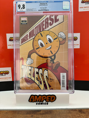 TIMELESS #1 CGC 9.8 NAUCK MISS MINUTES VARIANT COVER 2023