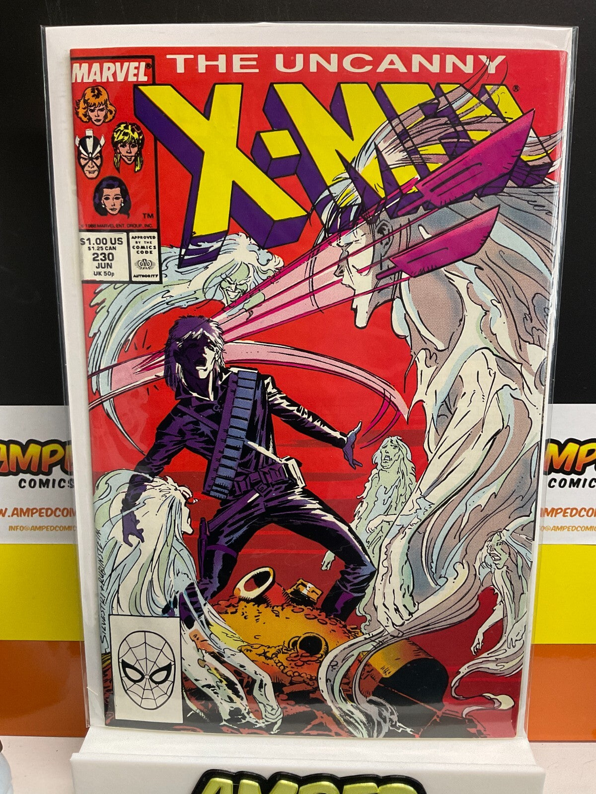 Uncanny X-Men 230 Marvel 1988 Marc Silvestri, Longshot