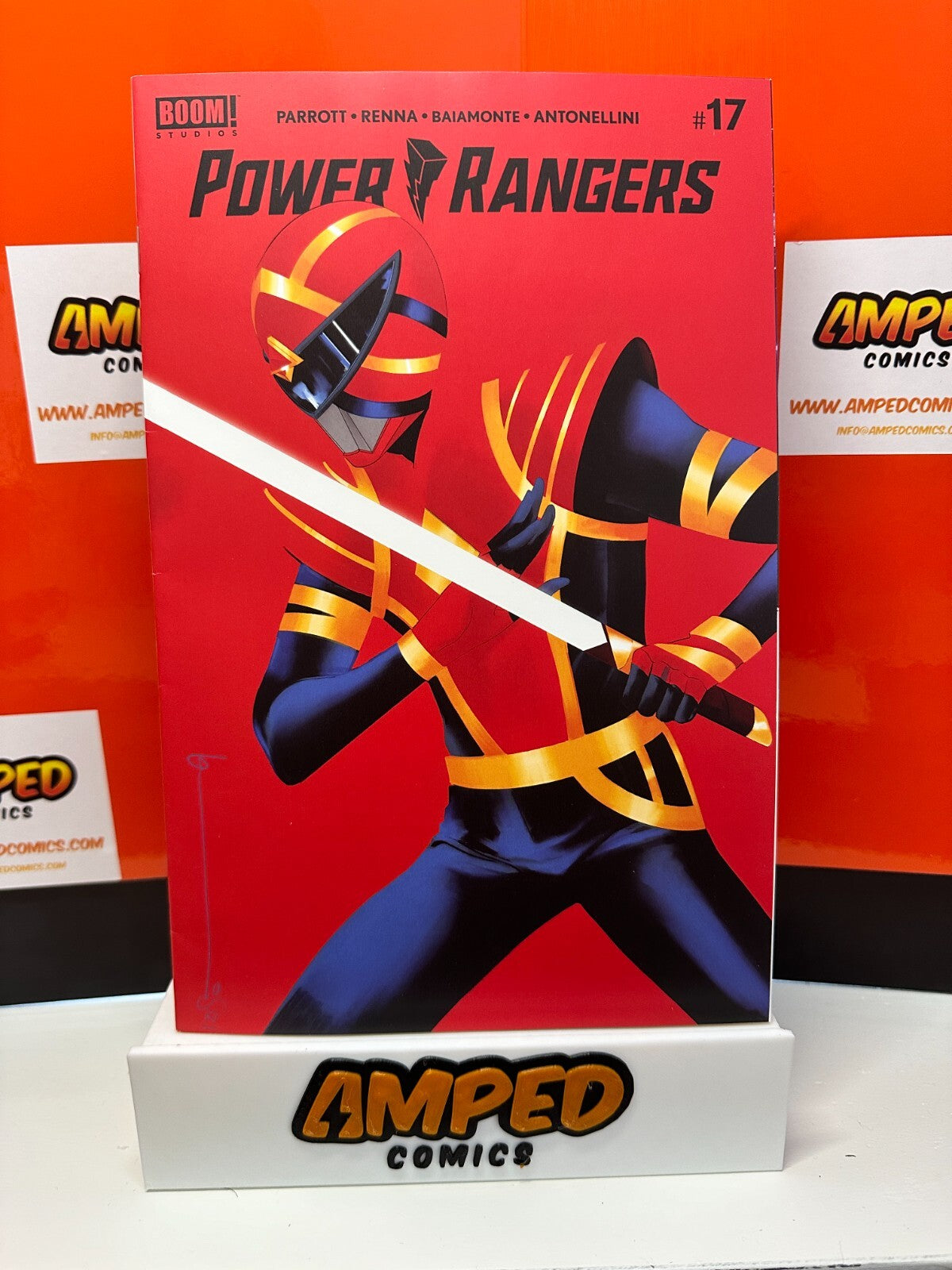 POWER RANGERS 17 CVR F FOC REVEAL VARIANT MASELLIS BOOM! STUDIOS 2022