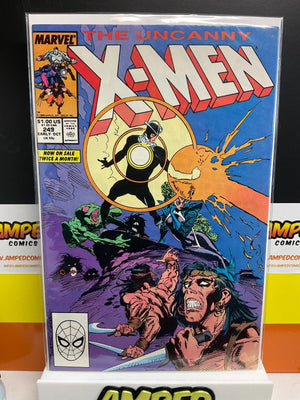 1989 Uncanny X-Men #249 Marvel Comic