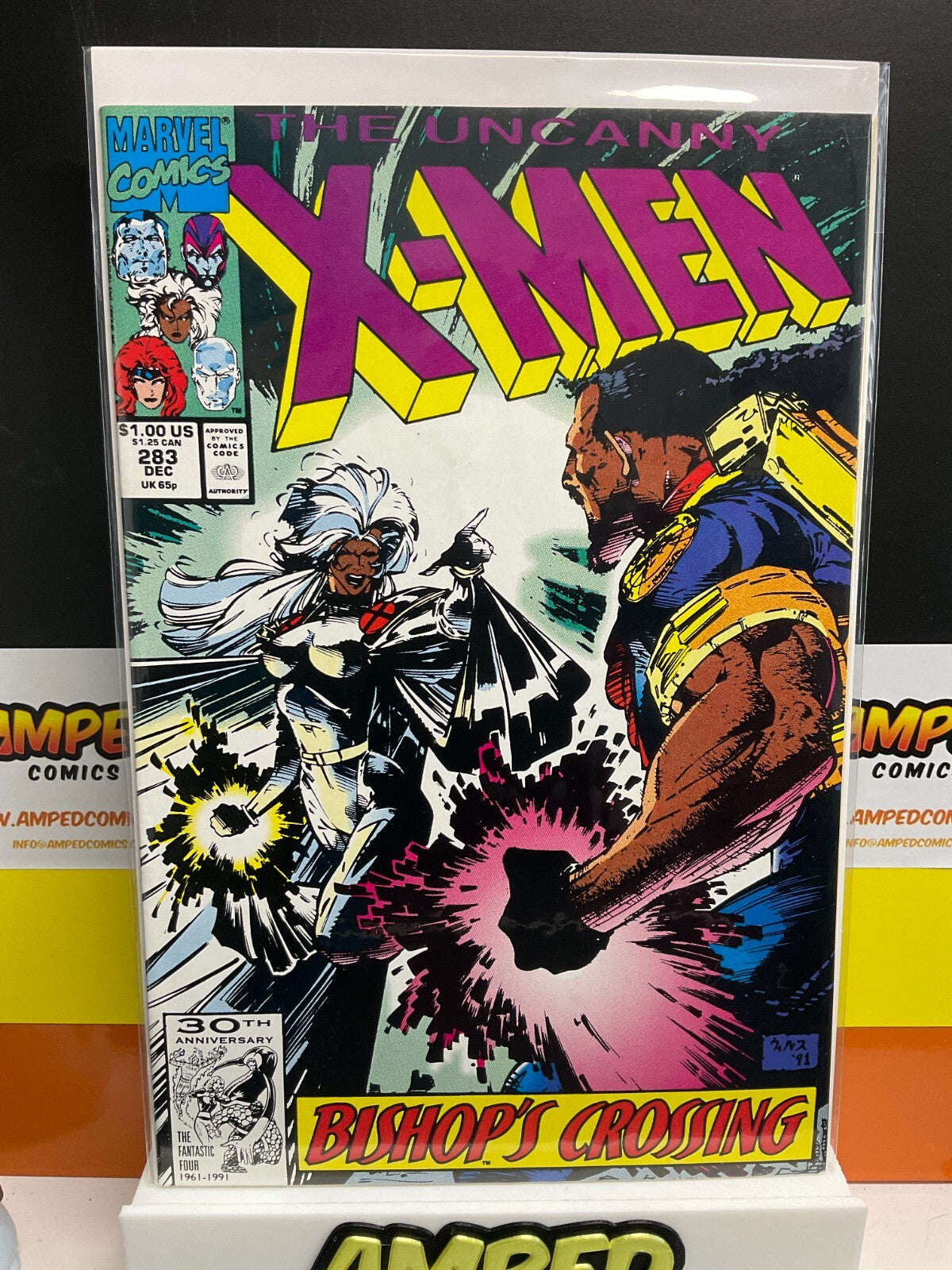 UNCANNY X-MEN #283 1991 KEY! 1st FULL App. of BISHOP! - C