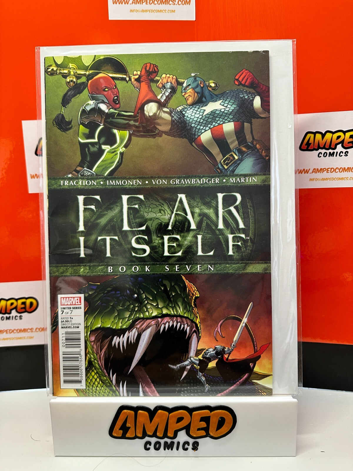 FEAR ITSELF #7 CAPTAIN AMERICA MARVEL COMICS (2011) **KEY**