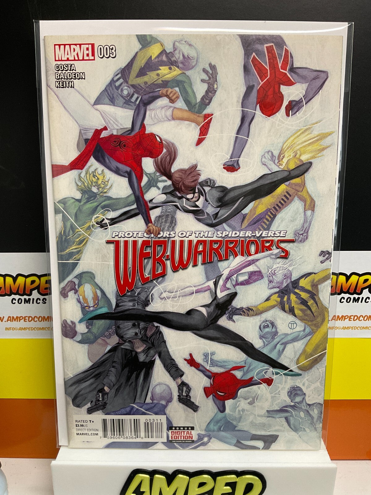 Web Warriors #3 - Tedesco Cover - Spider-Man India Appearance