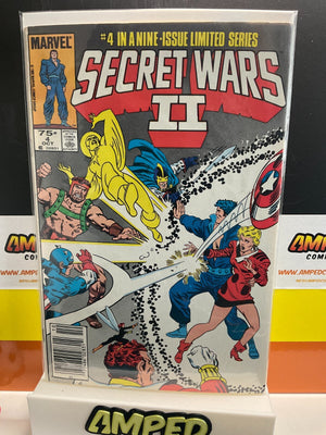 Secret Wars II #4 1985 - 1st App of Kurse - Marvel Comics - B