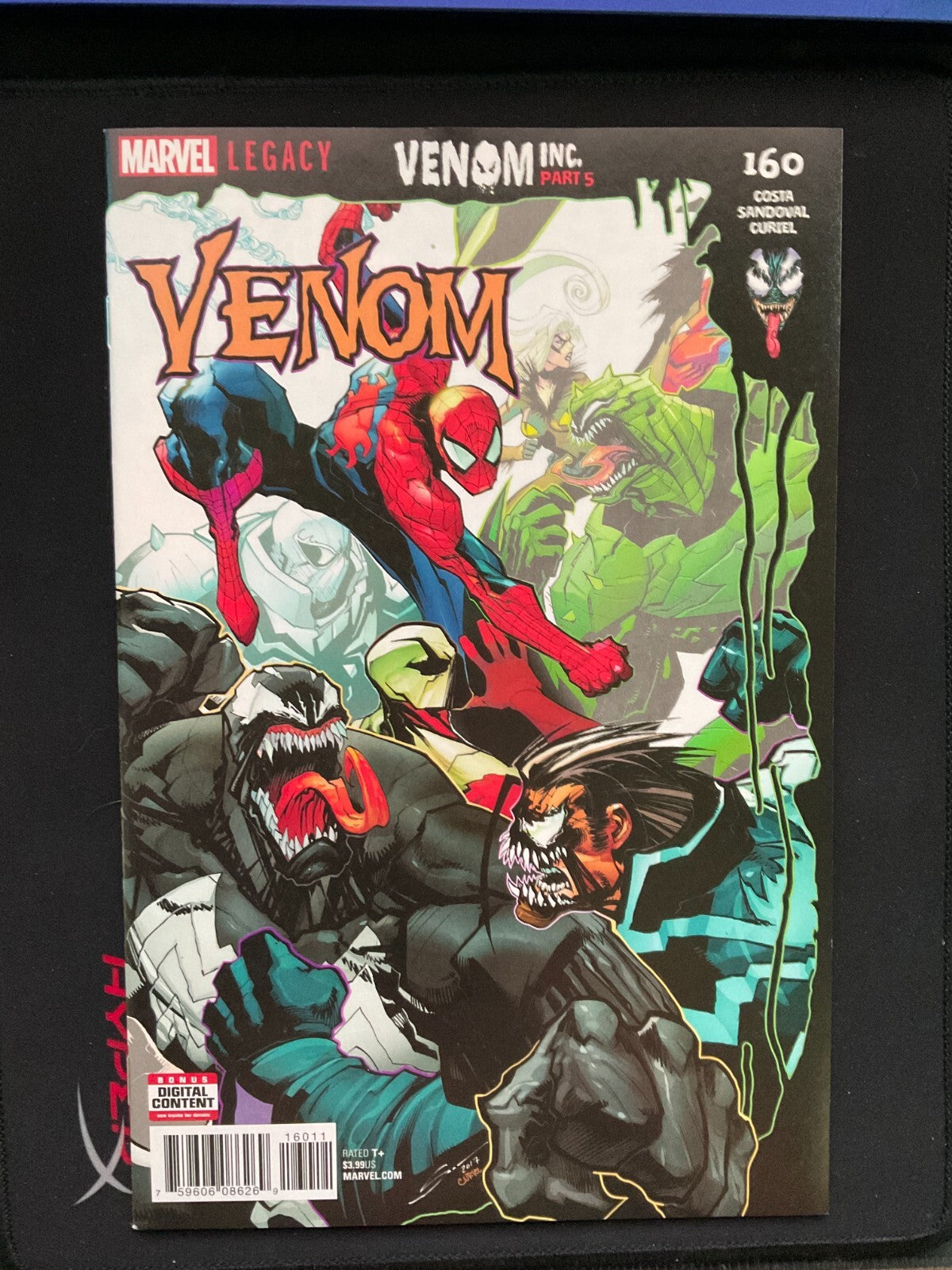 Venom 160 Sandoval Cover 2018 Marvel Comics