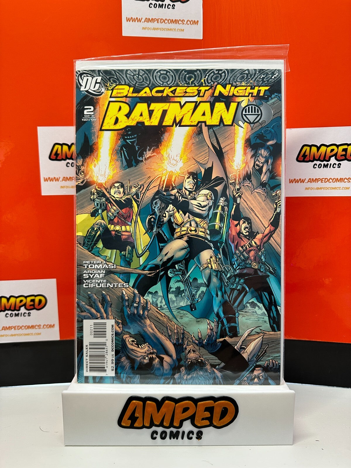 Batman Blackest Night #1 2 3 Comic Book Mini Series Complete Set 1-3