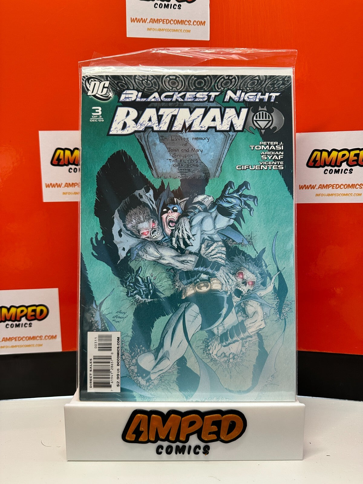 Batman Blackest Night #1 2 3 Comic Book Mini Series Complete Set 1-3