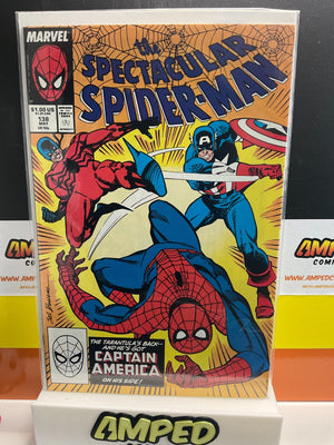 SPECTACULAR SPIDER-MAN #138 VOL. 1MARVEL COMIC BOOK 1st Tombstone - D