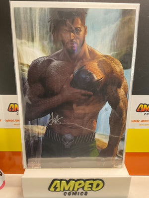 WAKANDA #1 Artgerm 1:100 Virgin Variant Signed Stanley Artgerm Lau no COA
