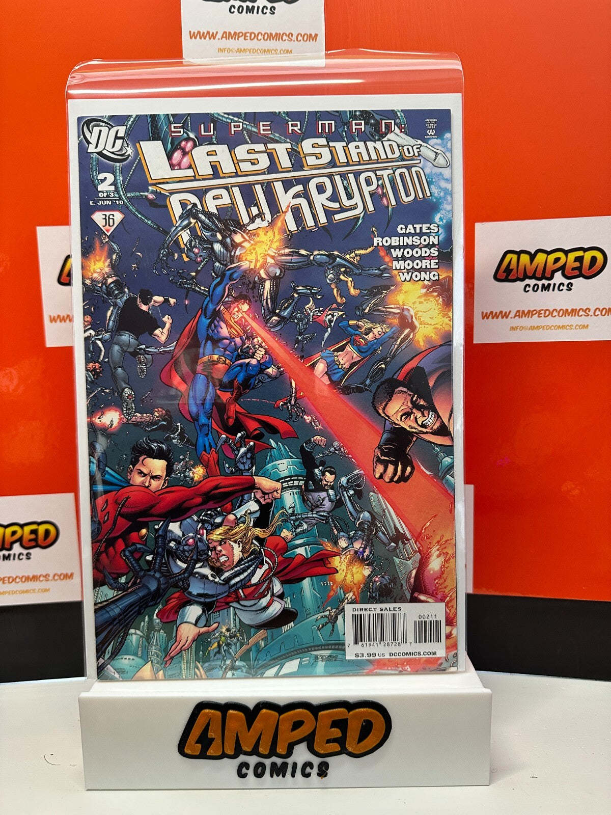 Superman: Last Stand of New Krypton #1-3 COMPLETE SET DC (2010)