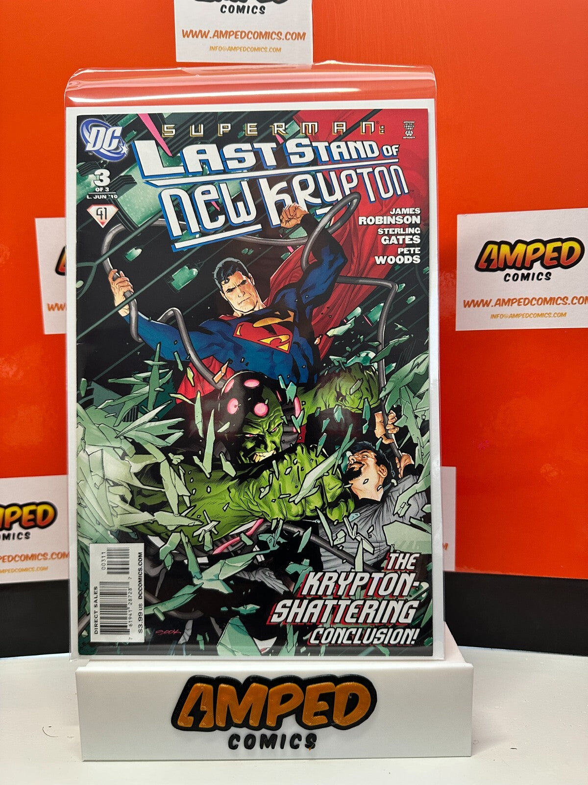 Superman: Last Stand of New Krypton #1-3 COMPLETE SET DC (2010)