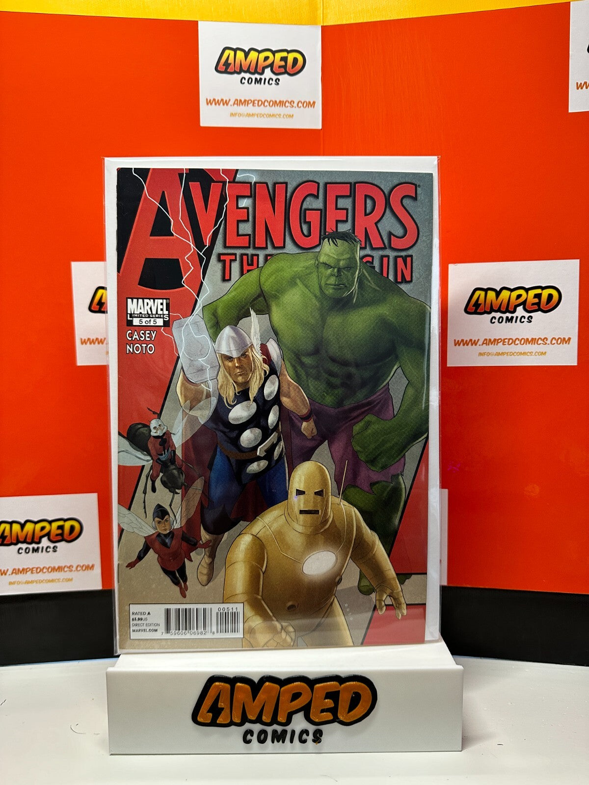 Avengers: The Origin #1-5 (2010) COMPLETE SET Marvel Comics