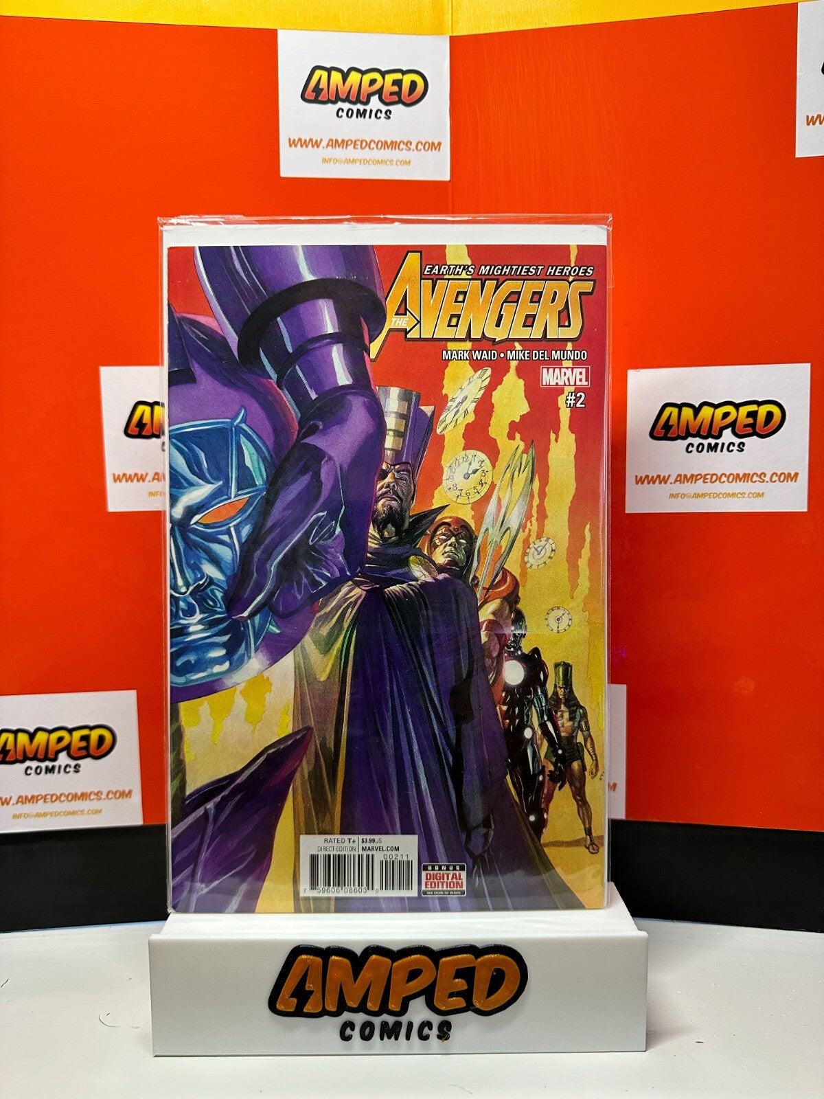 Avengers #2 (2017) Marvel Comics **KEY** Cover art by Alex Ross