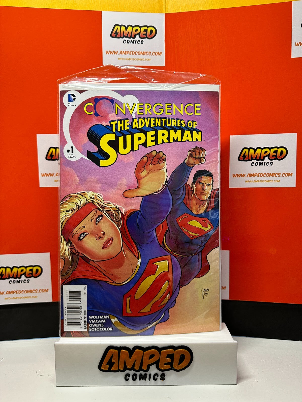 Convergence Adventures Of Superman #1 Comic Book Super Woman 2015