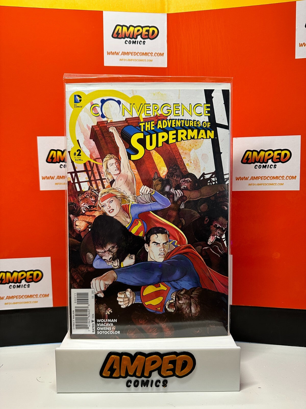 Convergence Adventures Of Superman #2 Comic Book Multiverse 2015