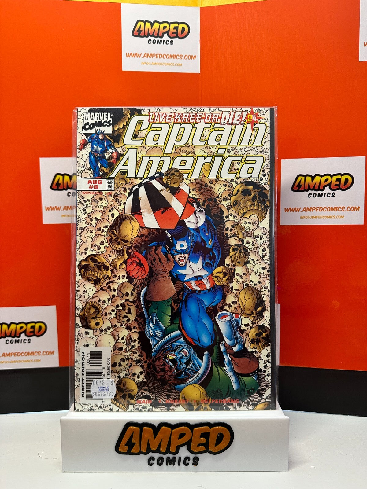 Captain America #8 Marvel ⋅ 1998 **KEY** 1st appearance of Bron Char