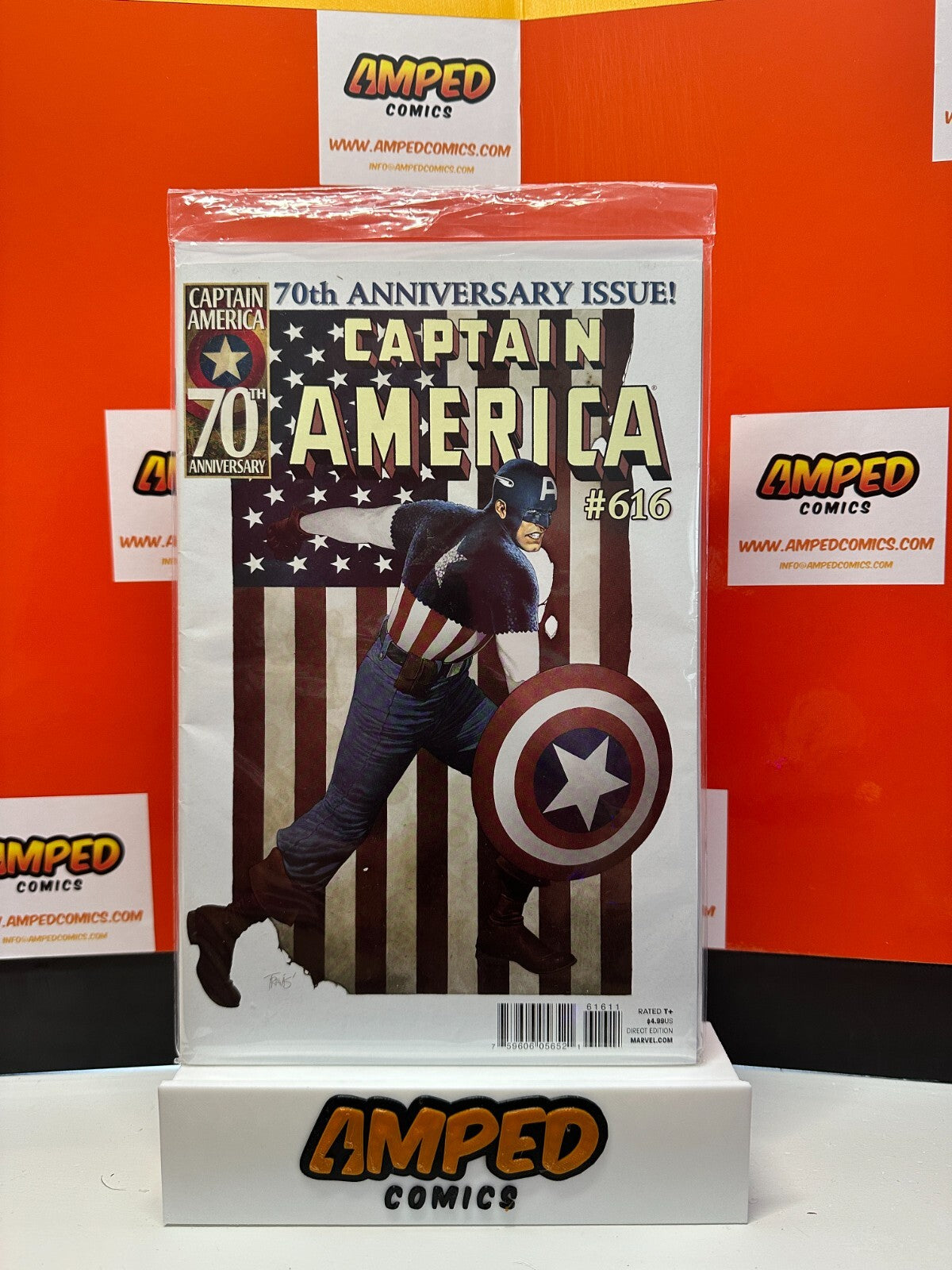 Captain America #616 (Marvel, 2011) – 70th Anniversary Issue – 100 Pages