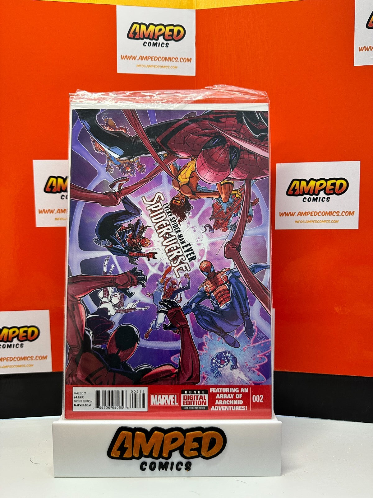 SPIDER-VERSE 2 (2015) 1ST APP SPIDERPUNK/CAPT ANARCHY/ARACNIDO MARVEL COMICS🔑